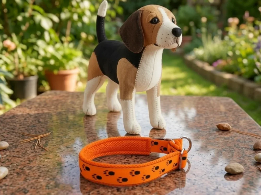 Pfotenhalsband mit Zugstopp oder Schnalle