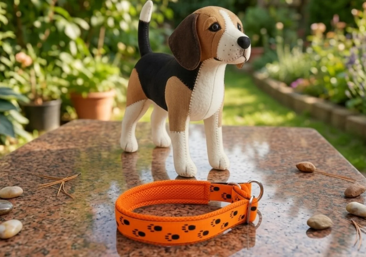 Pfotenhalsband mit Zugstopp oder Schnalle