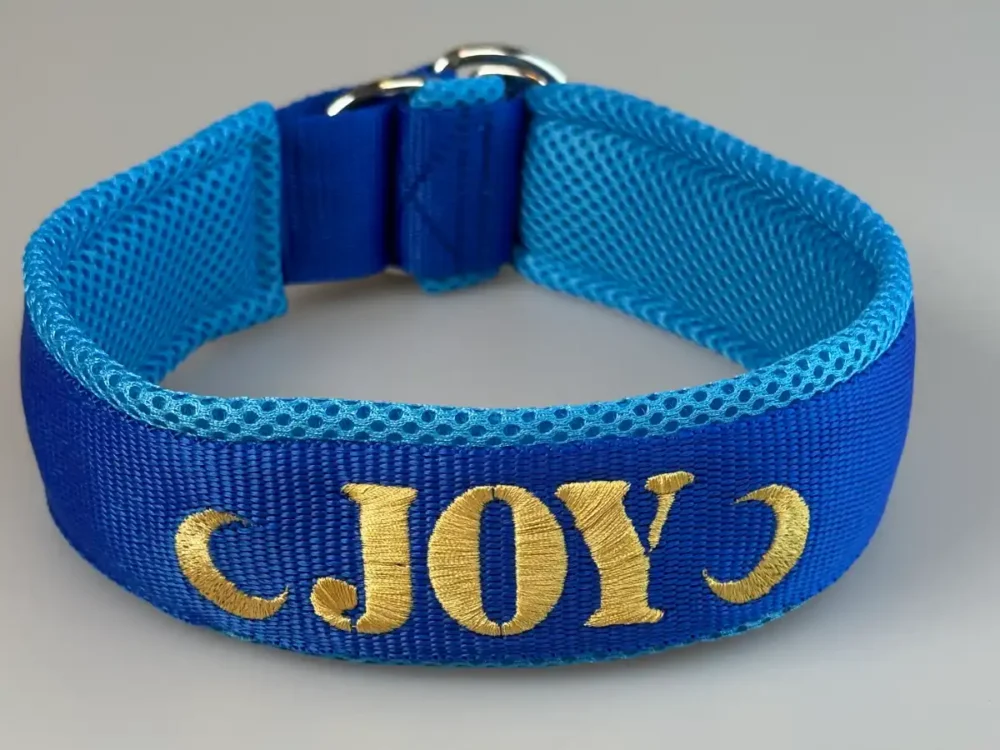 Zugstopphalsband mit Air Mesh Polster