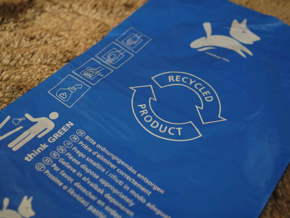 Robidog Recycling-Hundekotbeutel blau