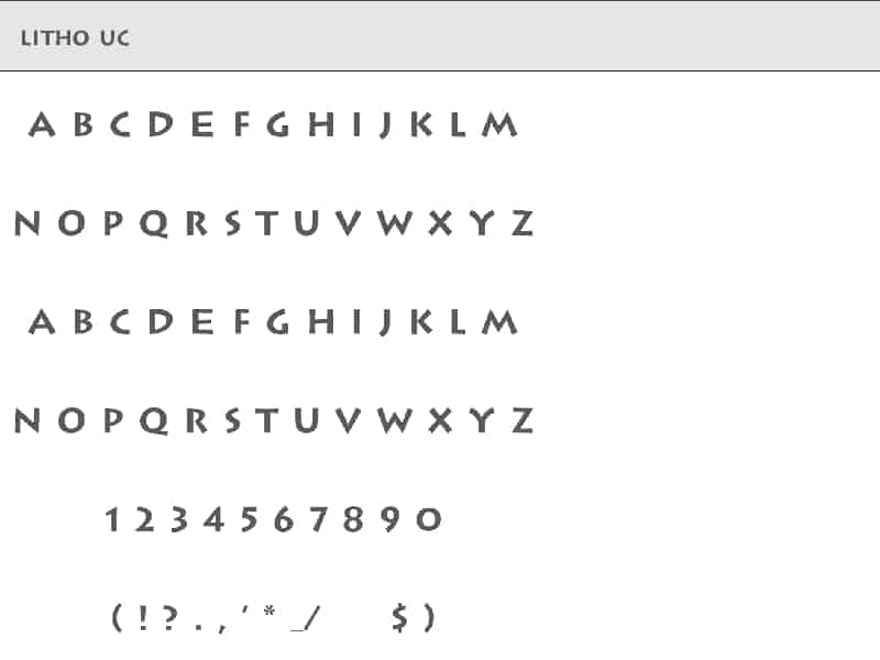 Litho UC