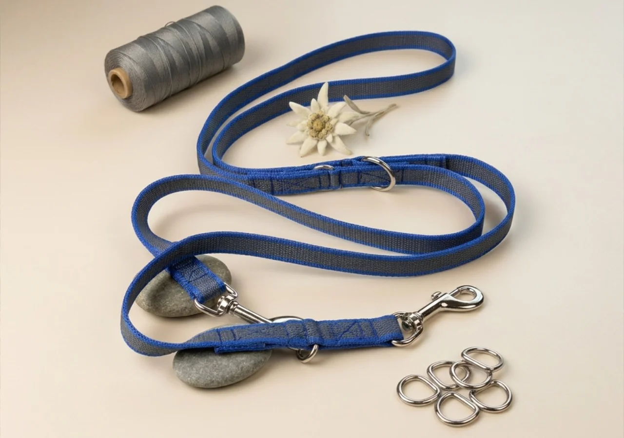 Führleine aus Antirutsch Leine Gummiert