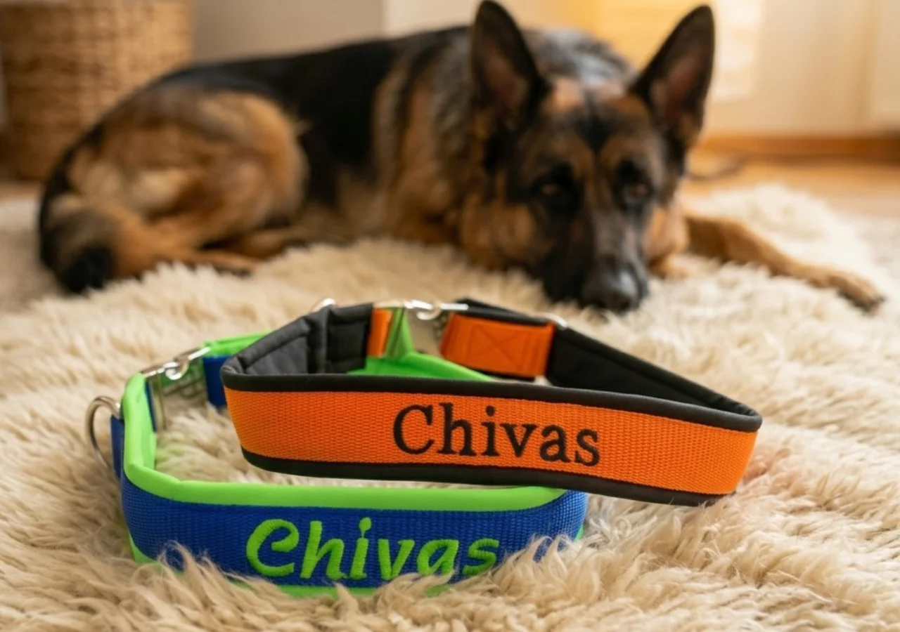 Hundehalsband mit Schnalle und Softshell